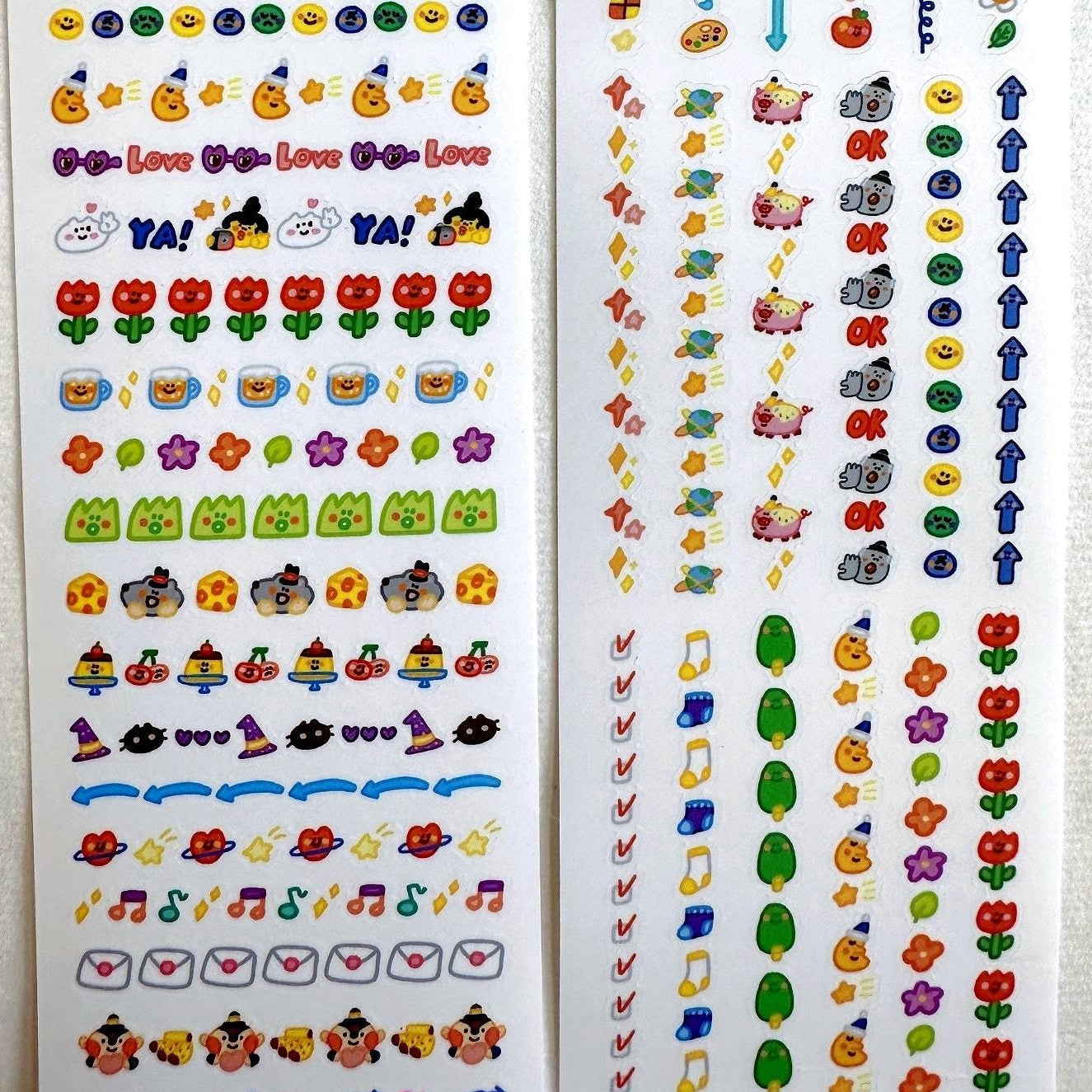 BuLan's Studio - Dividing Line kiss-cut paper tape (planner stickers) SAMPLES