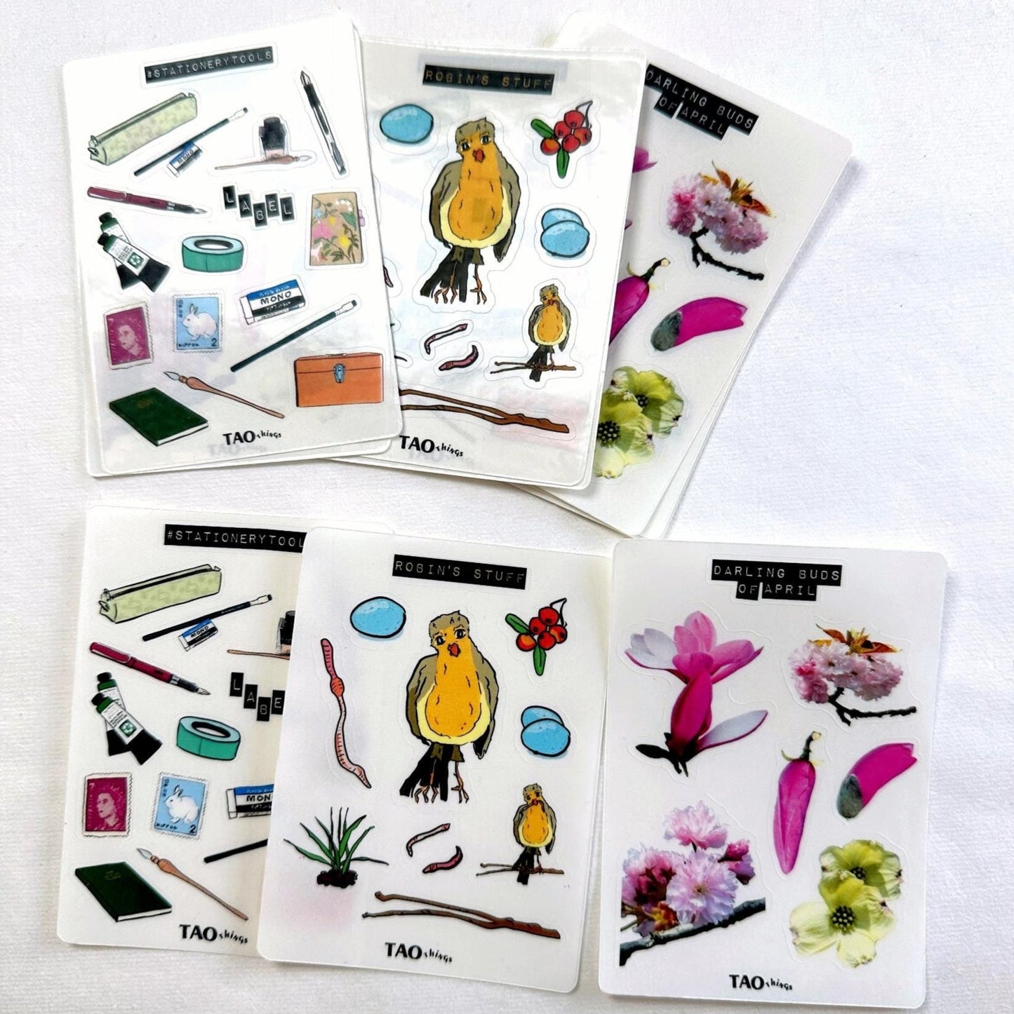 MINI-SIZE - sticker sheets by TAOthings Studio
