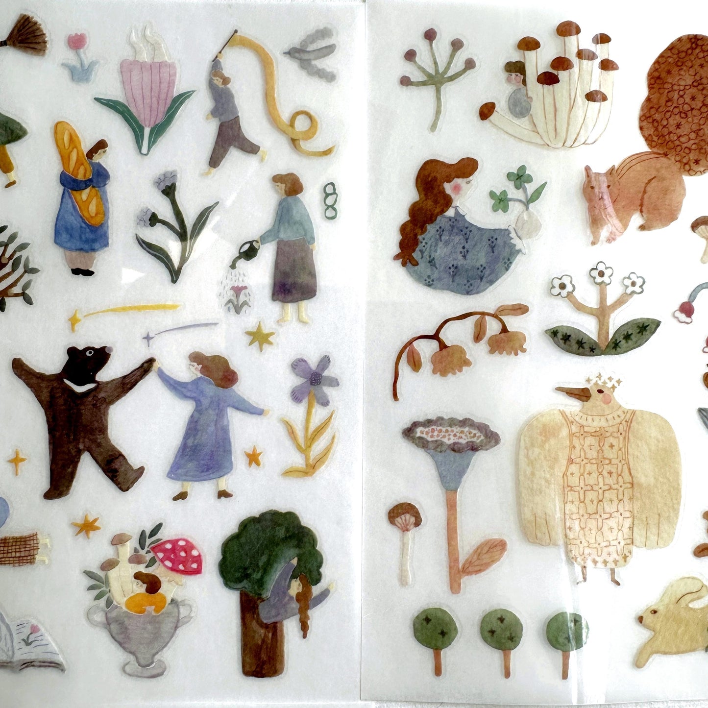 Ivy Snow - Blooming/Daydream/A Lovely Day/Indigo transfer sticker [Half-Packs]