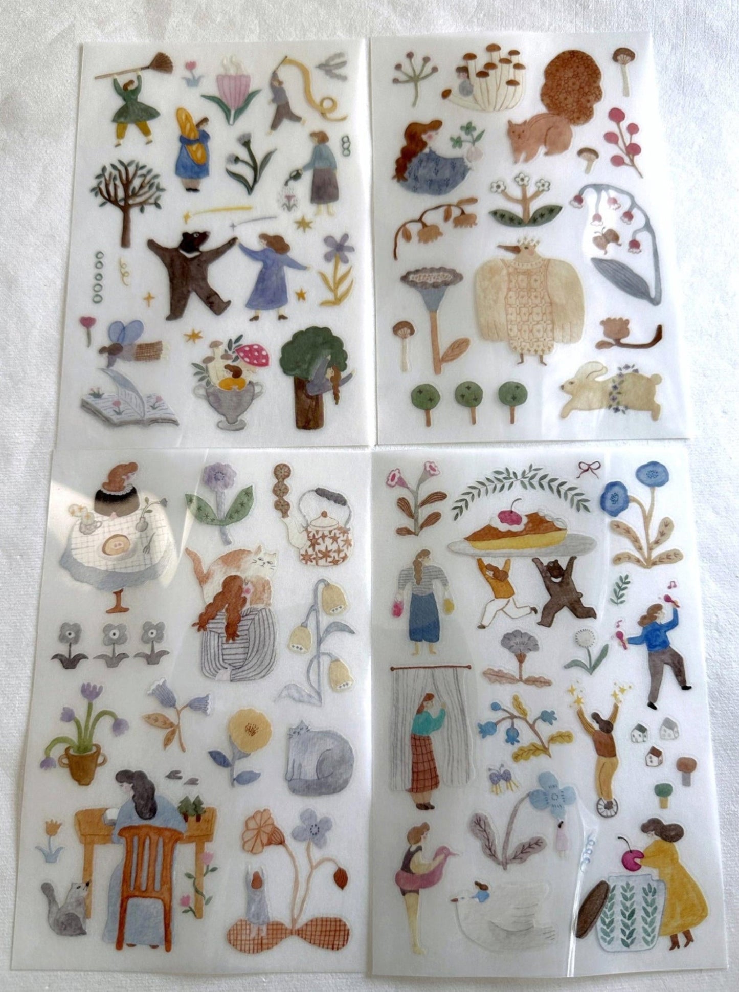 Ivy Snow - Blooming/Daydream/A Lovely Day/Indigo transfer sticker [Half-Packs]