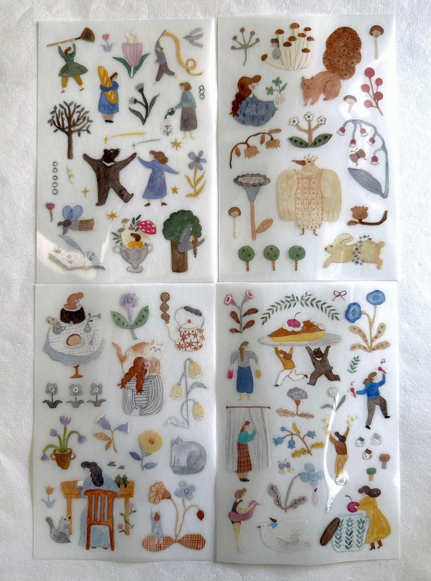 Ivy Snow - Blooming/Daydream/A Lovely Day/Indigo transfer sticker [Half-Packs]