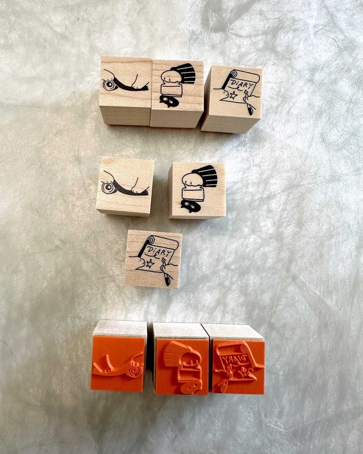 Lazy Home x idiot_sandwich.exe - Cat Paws rubber stamps