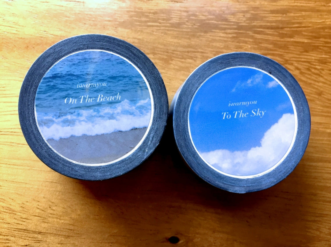 iwarmu - On the Beach & To the Sky washi tape SAMPLES