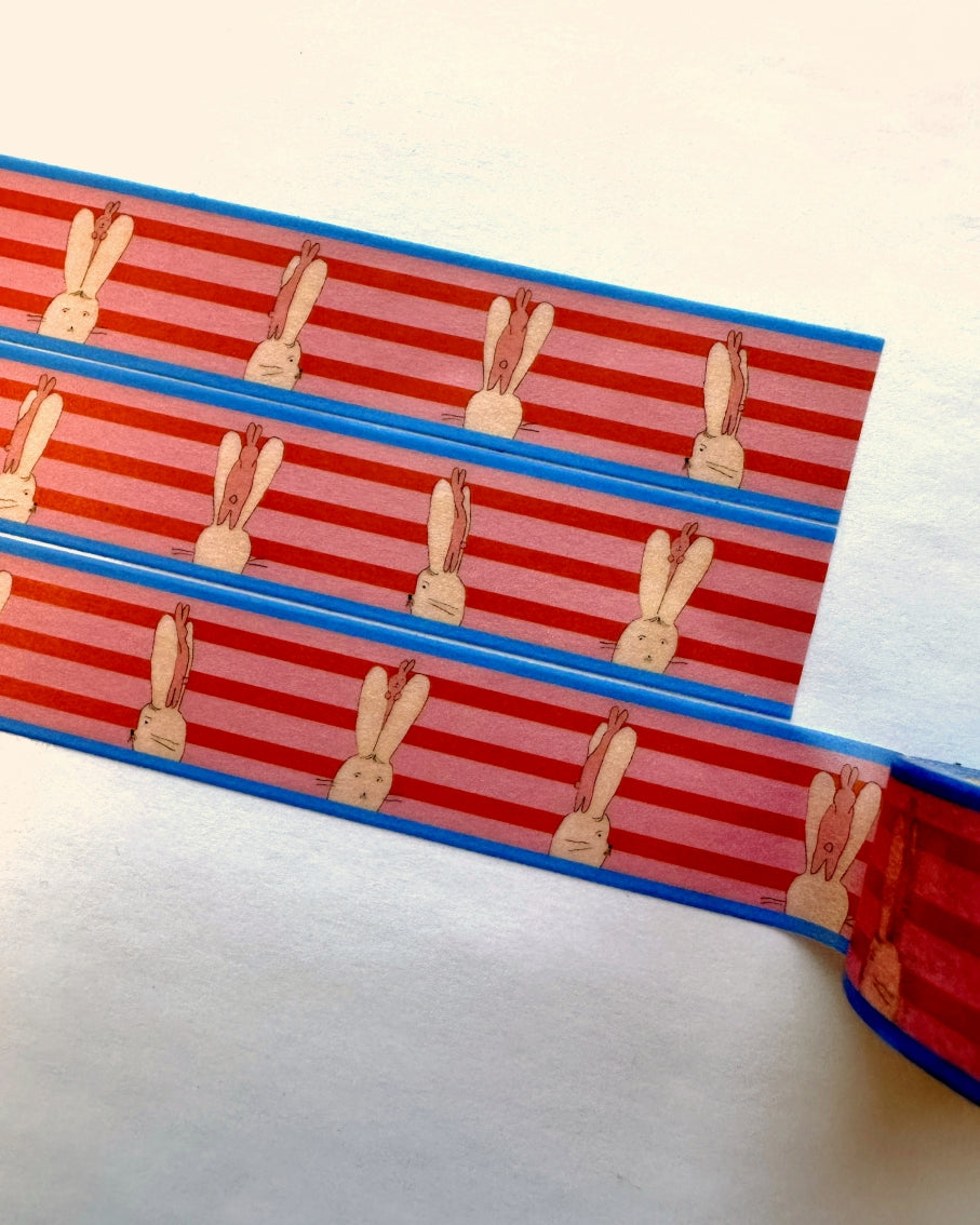 mindobitto - Spin Bunny! washi tape SAMPLES