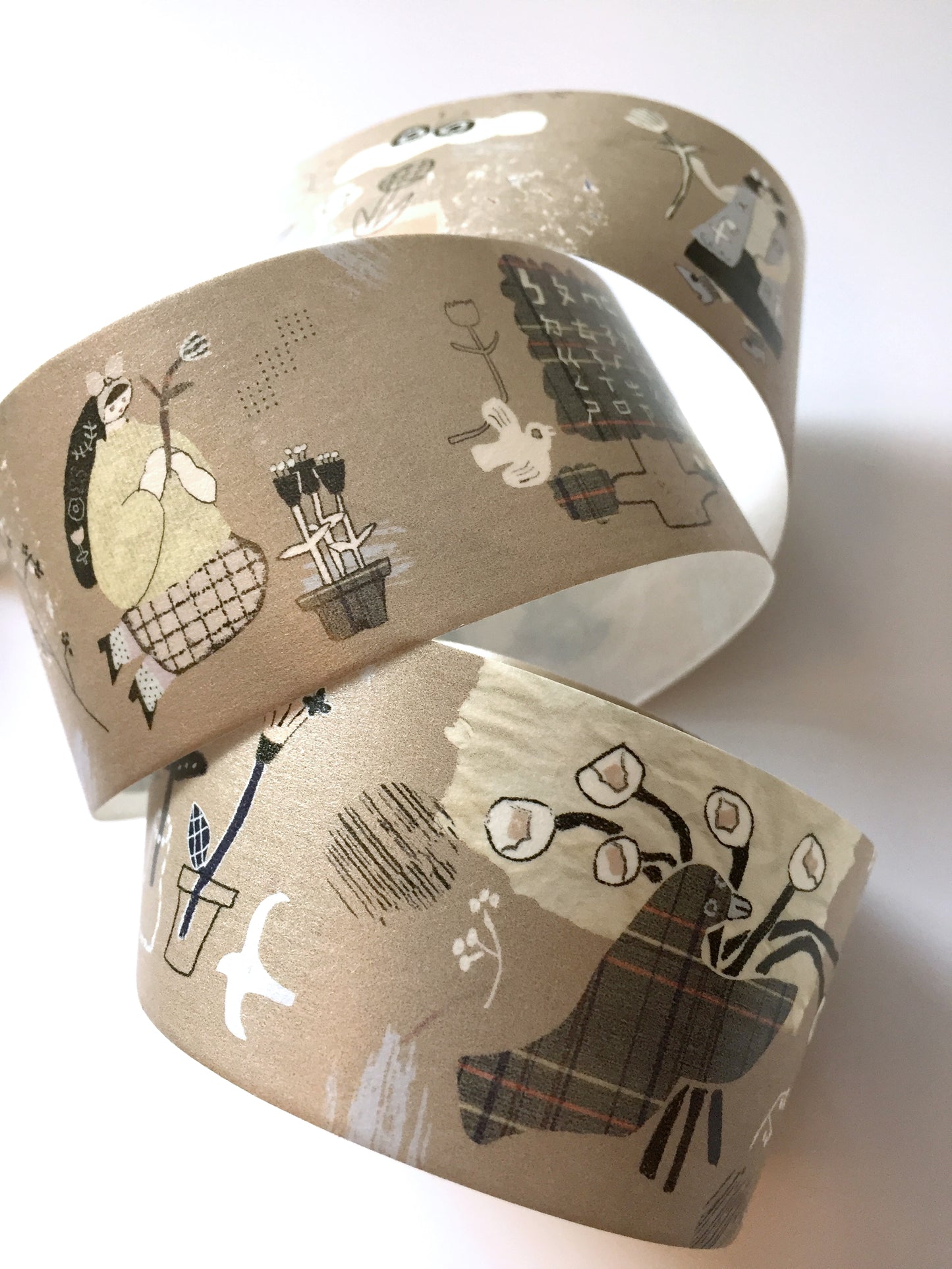 misshoegg - Coffee Tone Days washi tape SAMPLES