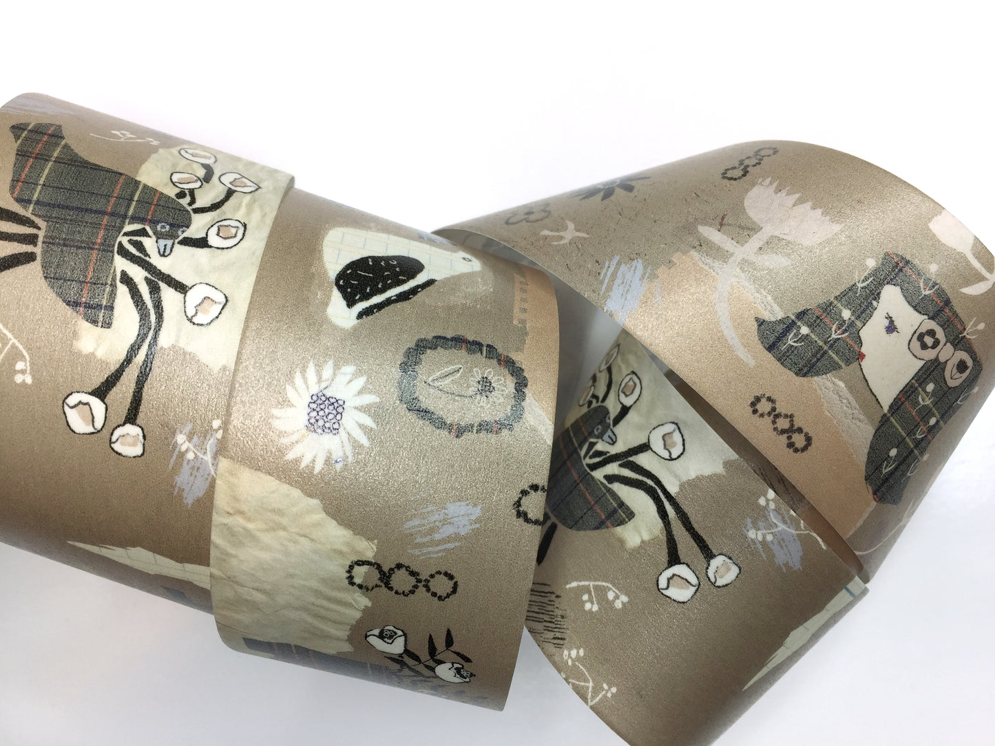 misshoegg - Coffee Tone Days washi tape SAMPLES