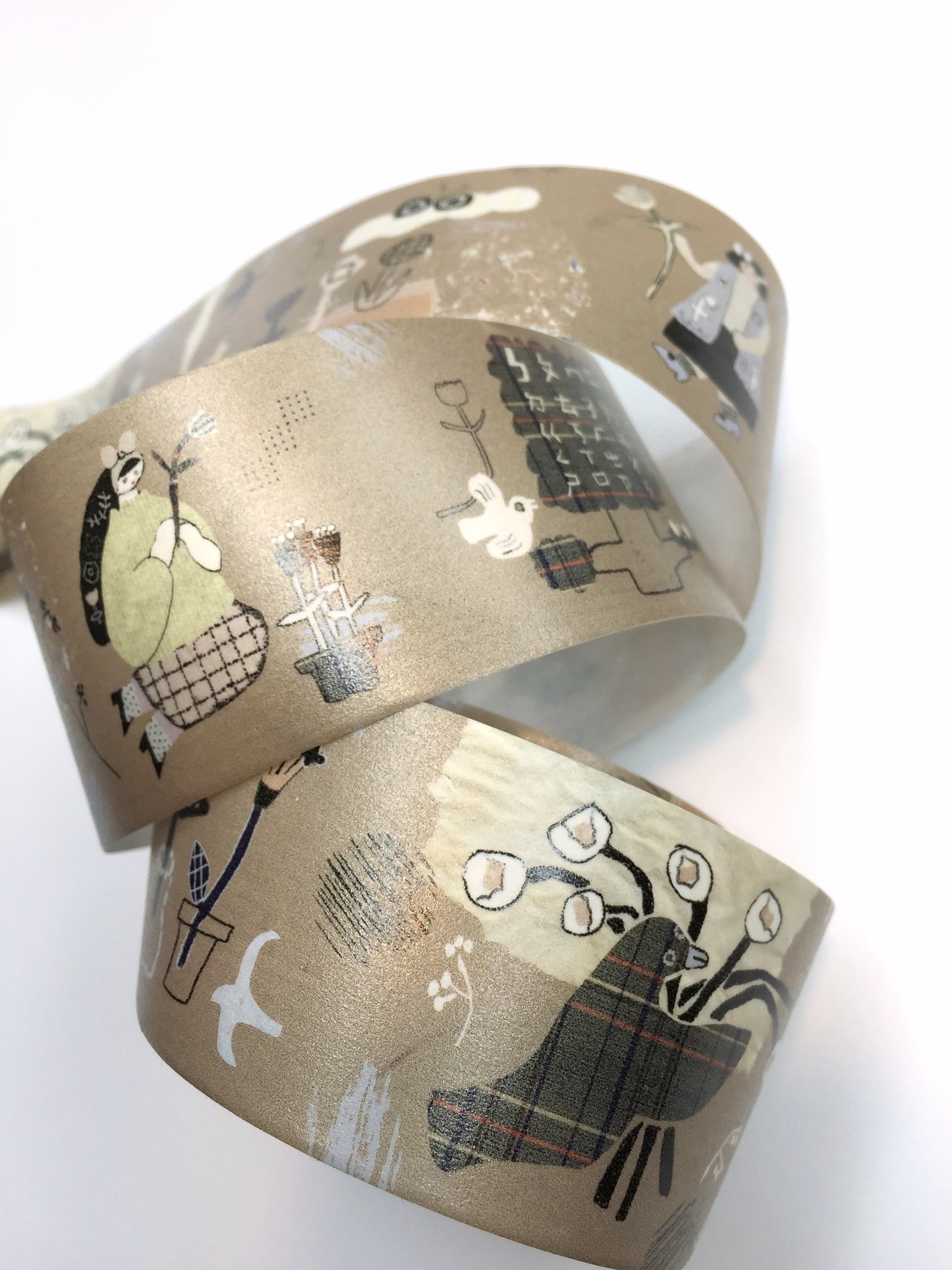 misshoegg - Coffee Tone Days washi tape SAMPLES