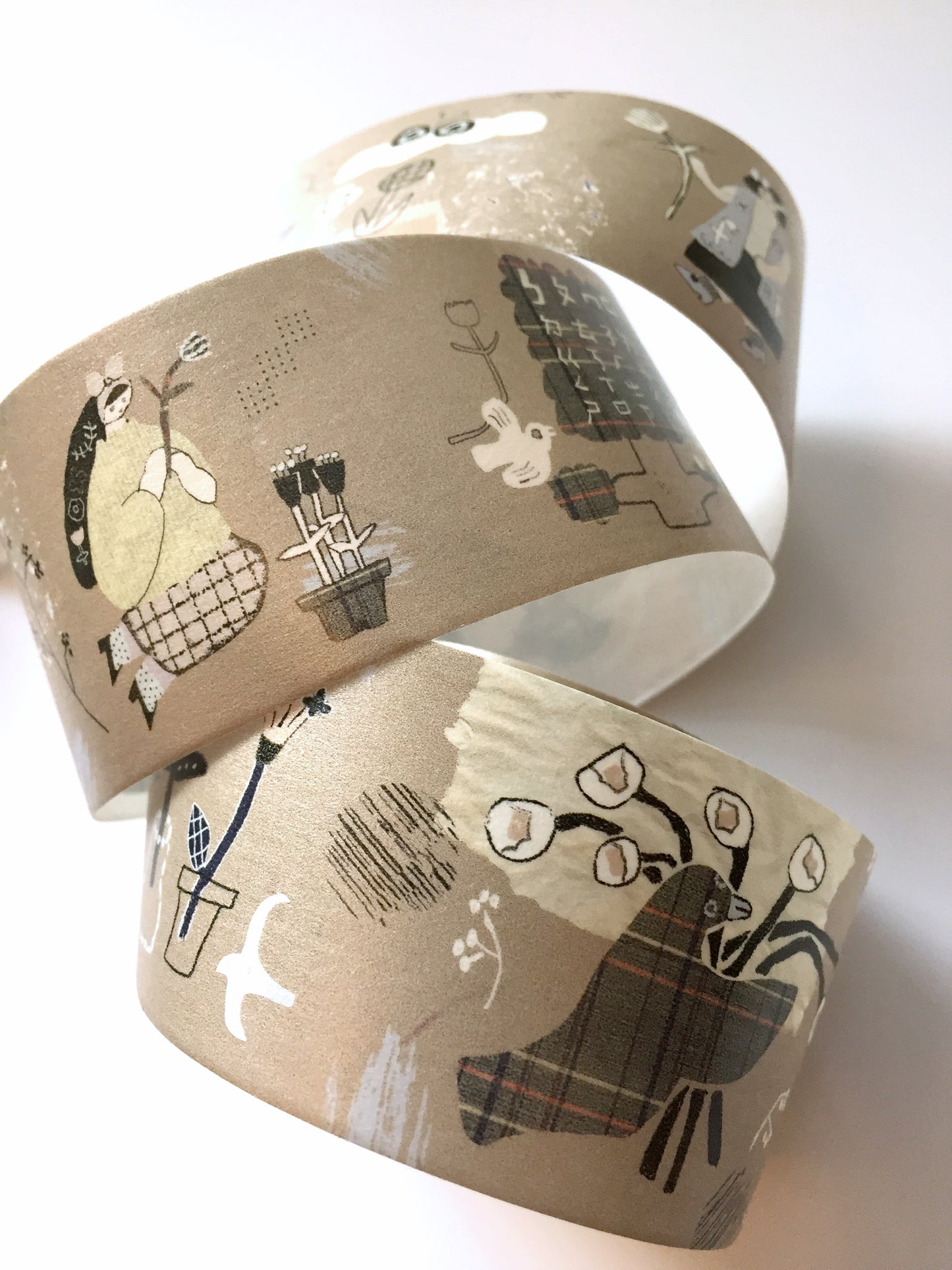 misshoegg - Coffee Tone Days washi tape SAMPLES