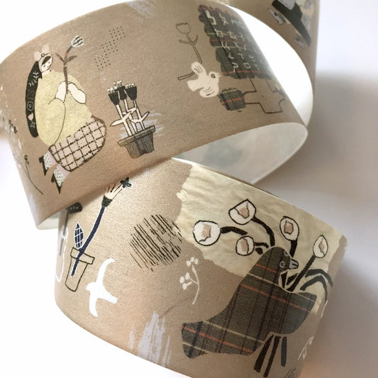 misshoegg - Coffee Tone Days washi tape SAMPLES