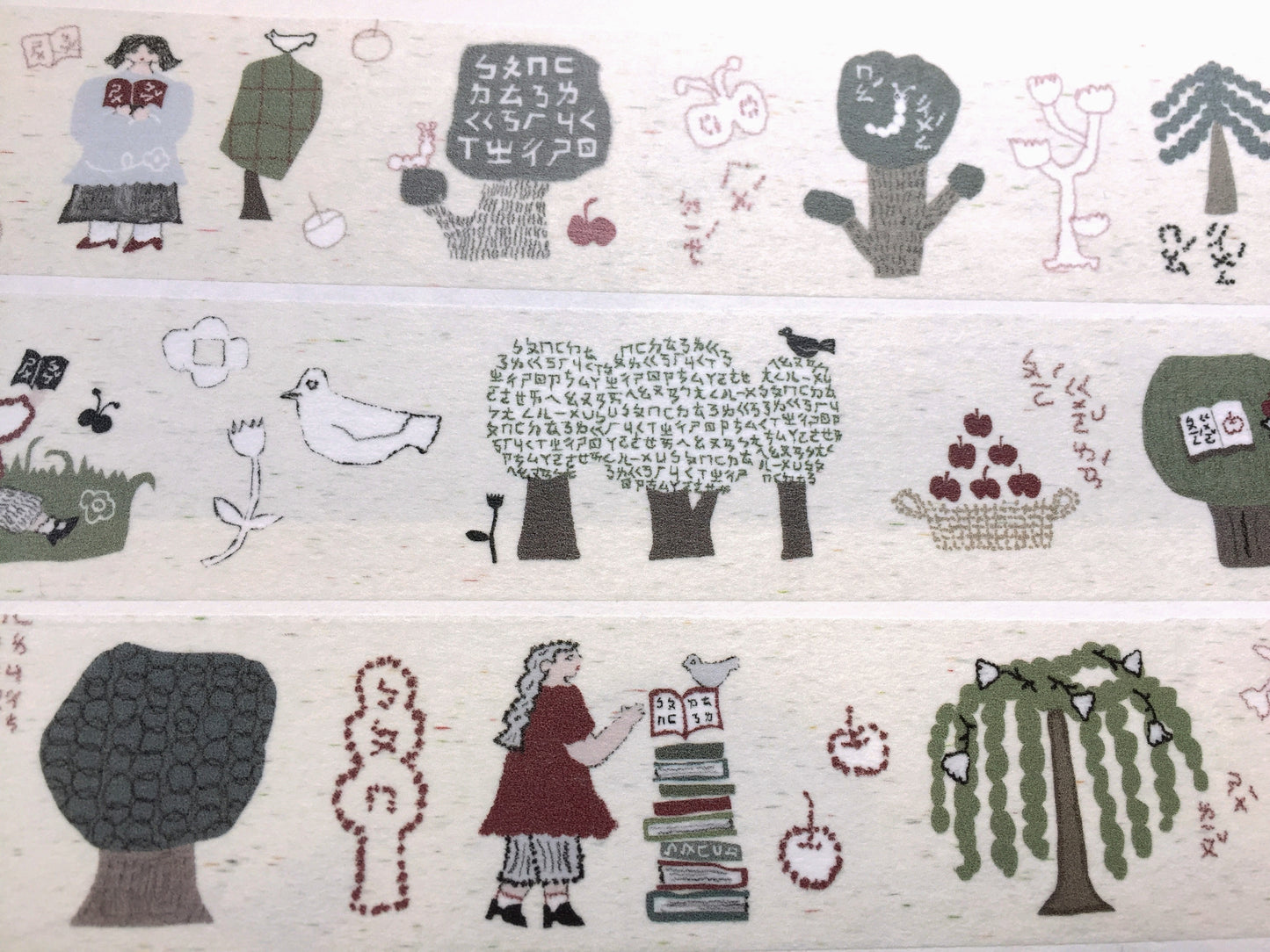 misshoegg - The Learning Tree washi tape SAMPLES