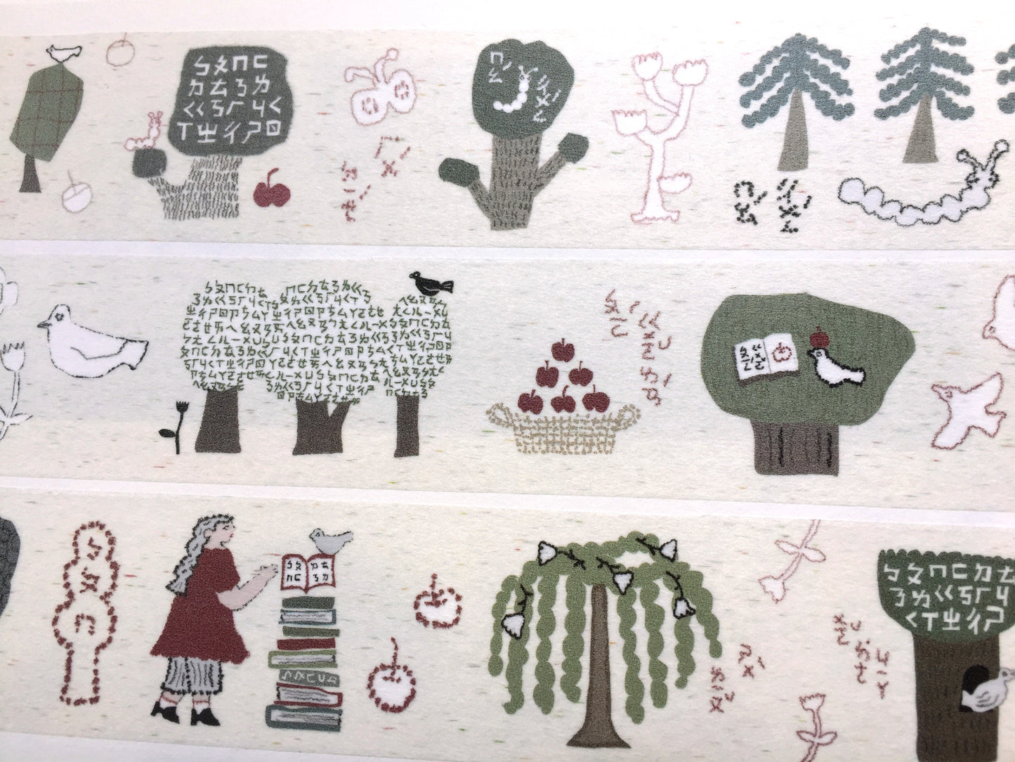 misshoegg - The Learning Tree washi tape SAMPLES