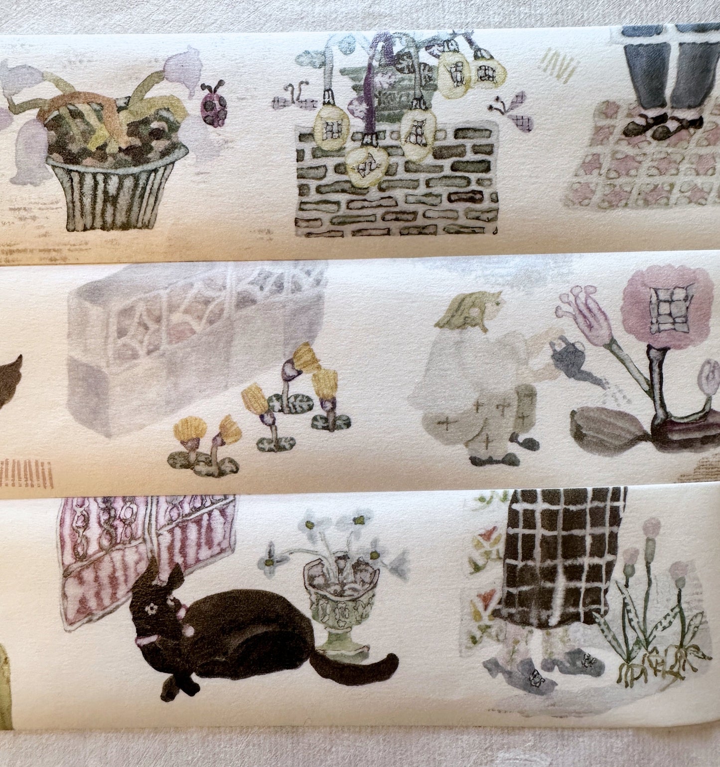 misshoegg - Corner Garden washi tape SAMPLES