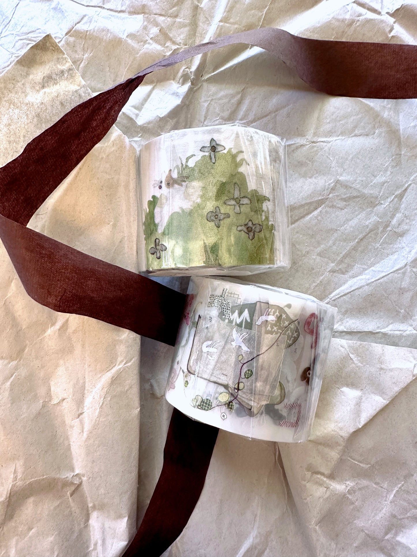 misshoegg - Corner Garden washi tape SAMPLES