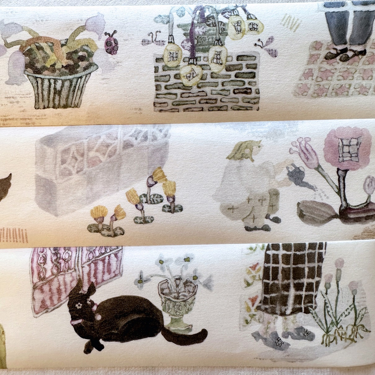 misshoegg - Corner Garden washi tape SAMPLES