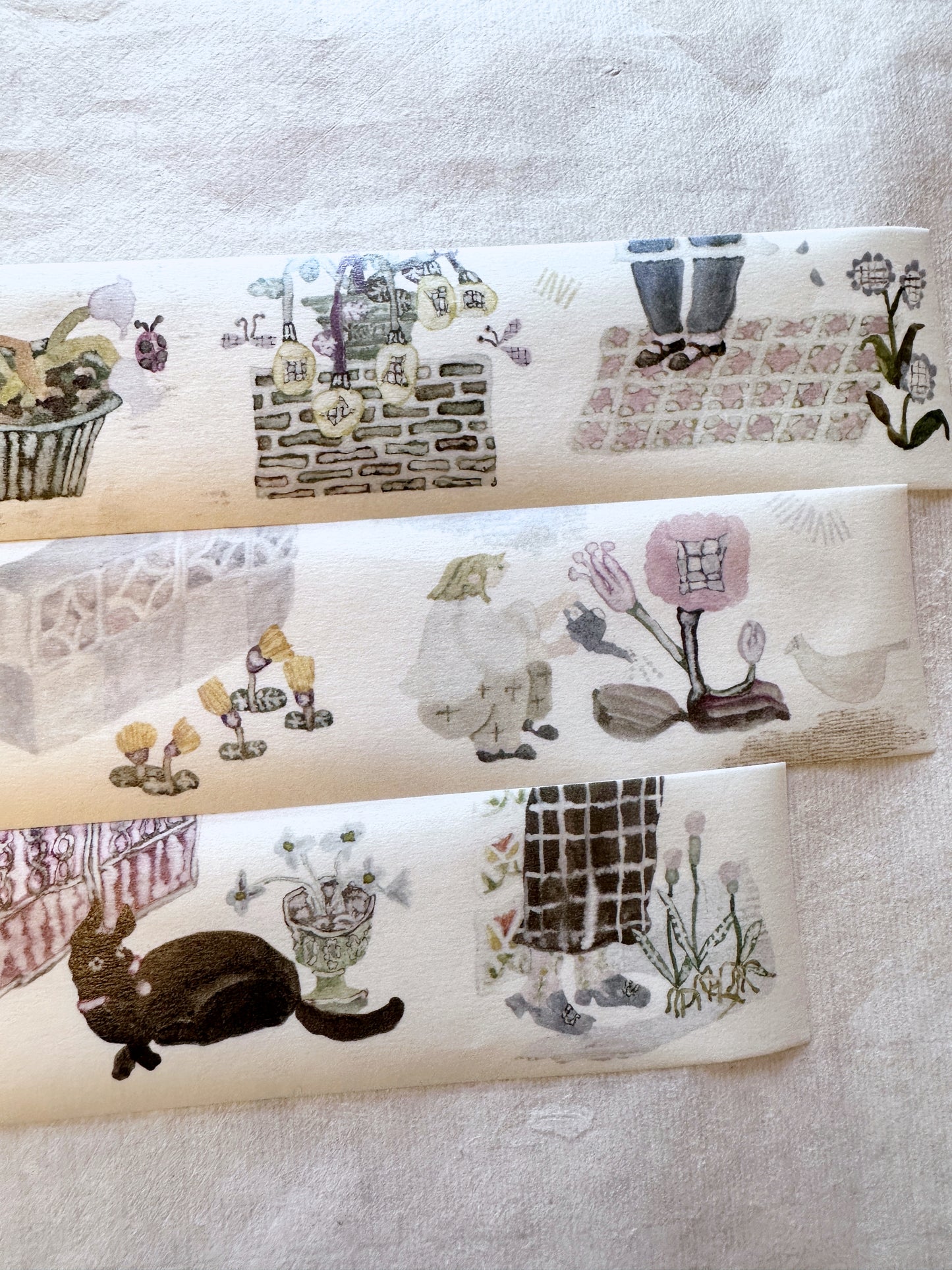 misshoegg - Corner Garden washi tape SAMPLES