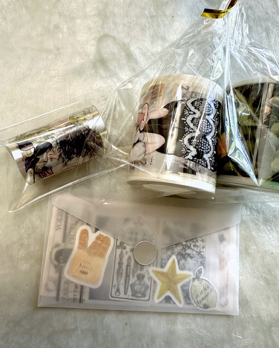 misshoegg - Drink Many Cups of Coffee laser silver PET tape SAMPLES