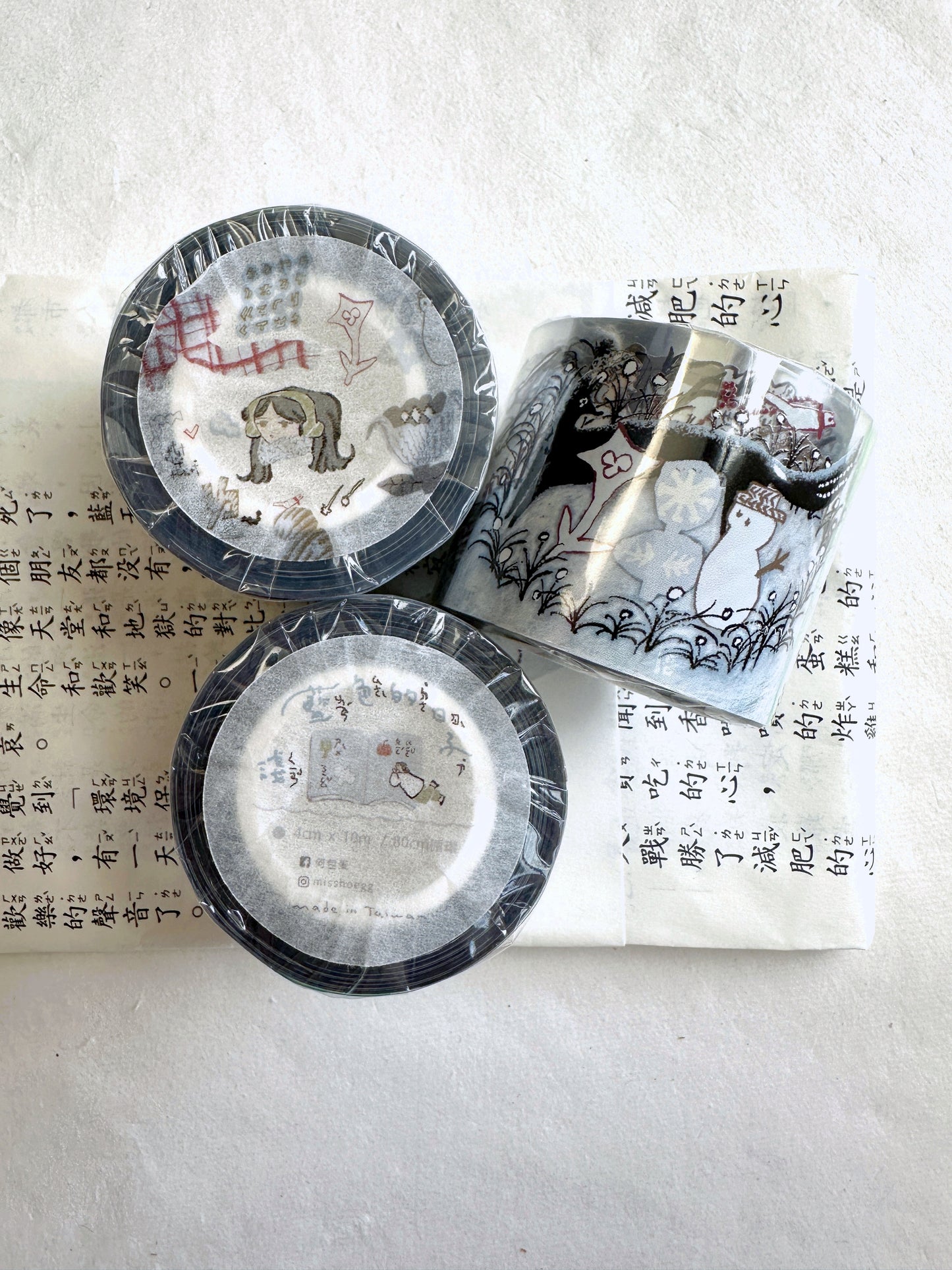 misshoegg - Light Blue Day PET tape SAMPLES