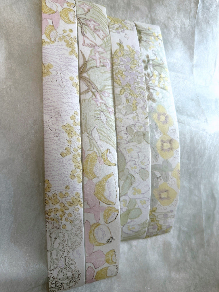 misshoegg - Memory Flower Shadow washi tape SAMPLES