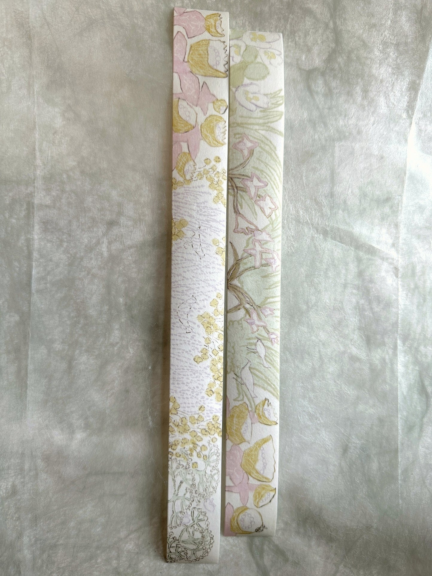 misshoegg - Memory Flower Shadow washi tape SAMPLES