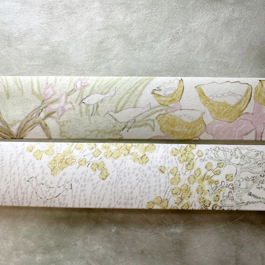 misshoegg - Memory Flower Shadow washi tape SAMPLES