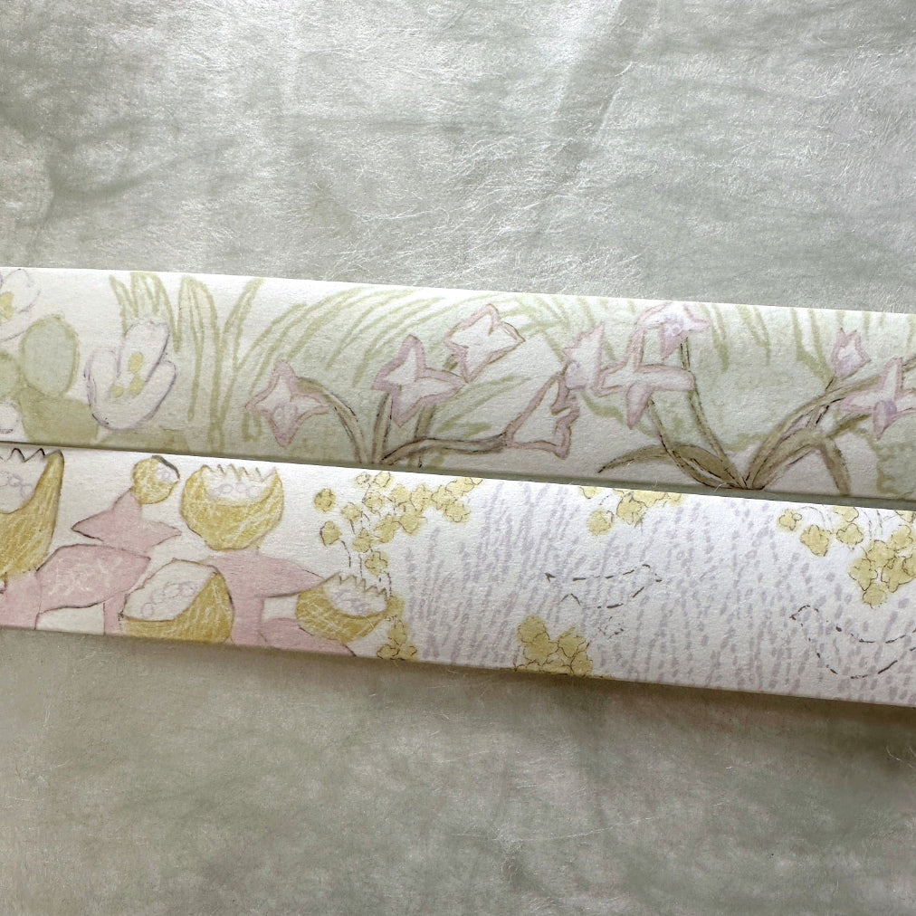 misshoegg - Memory Flower Shadow washi tape SAMPLES