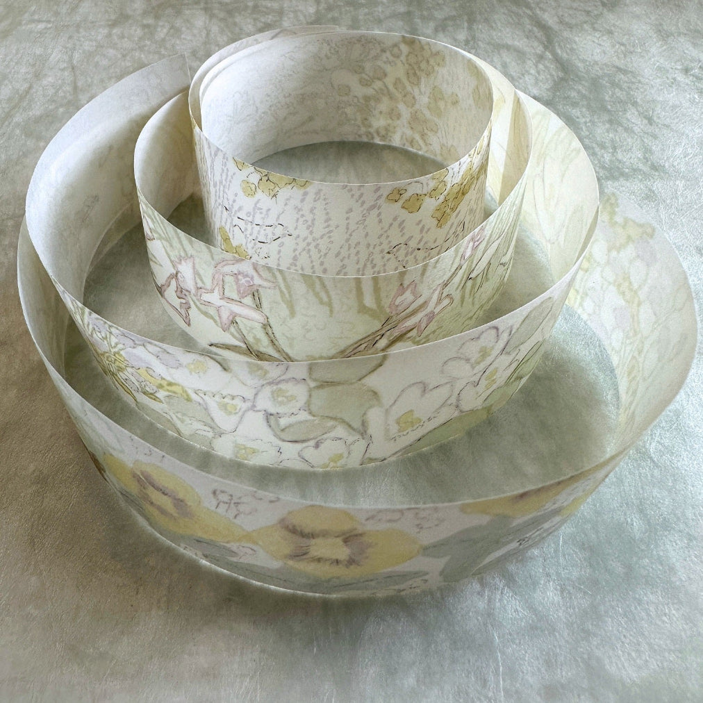 misshoegg - Memory Flower Shadow washi tape SAMPLES