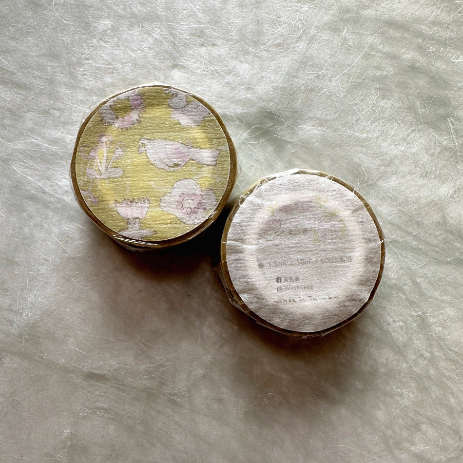 misshoegg - Little Yellow Flower washi tape SAMPLES