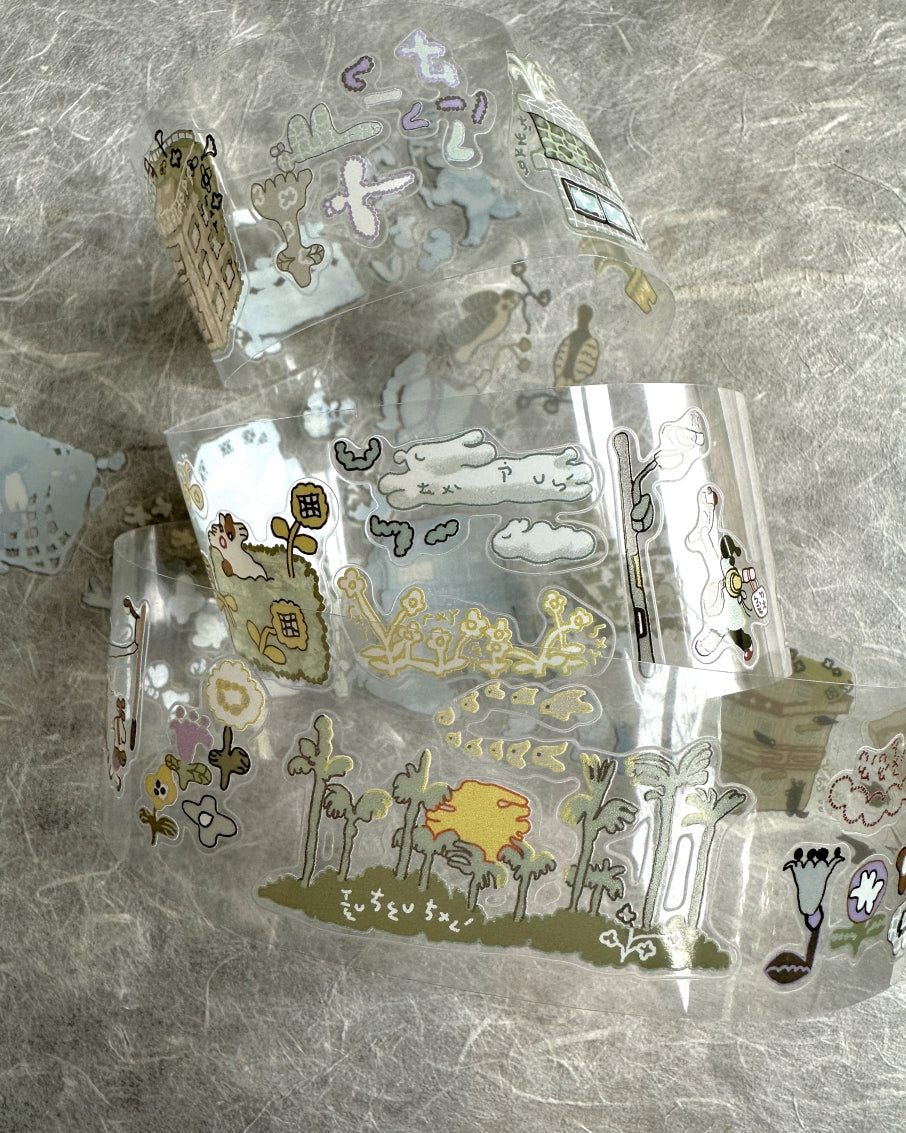 Misshoegg - Country Lane kiss-cut PET tape SAMPLES