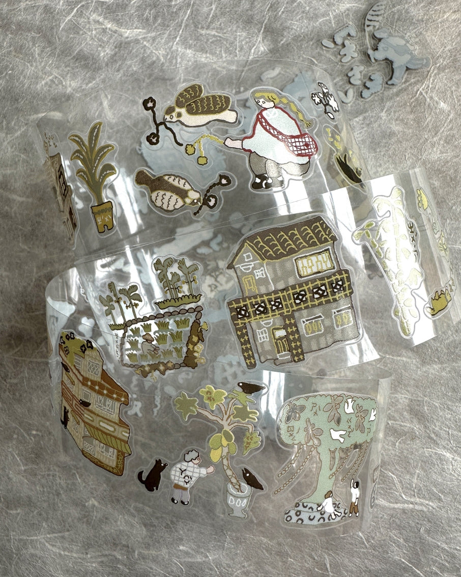 Misshoegg - Country Lane kiss-cut PET tape SAMPLES