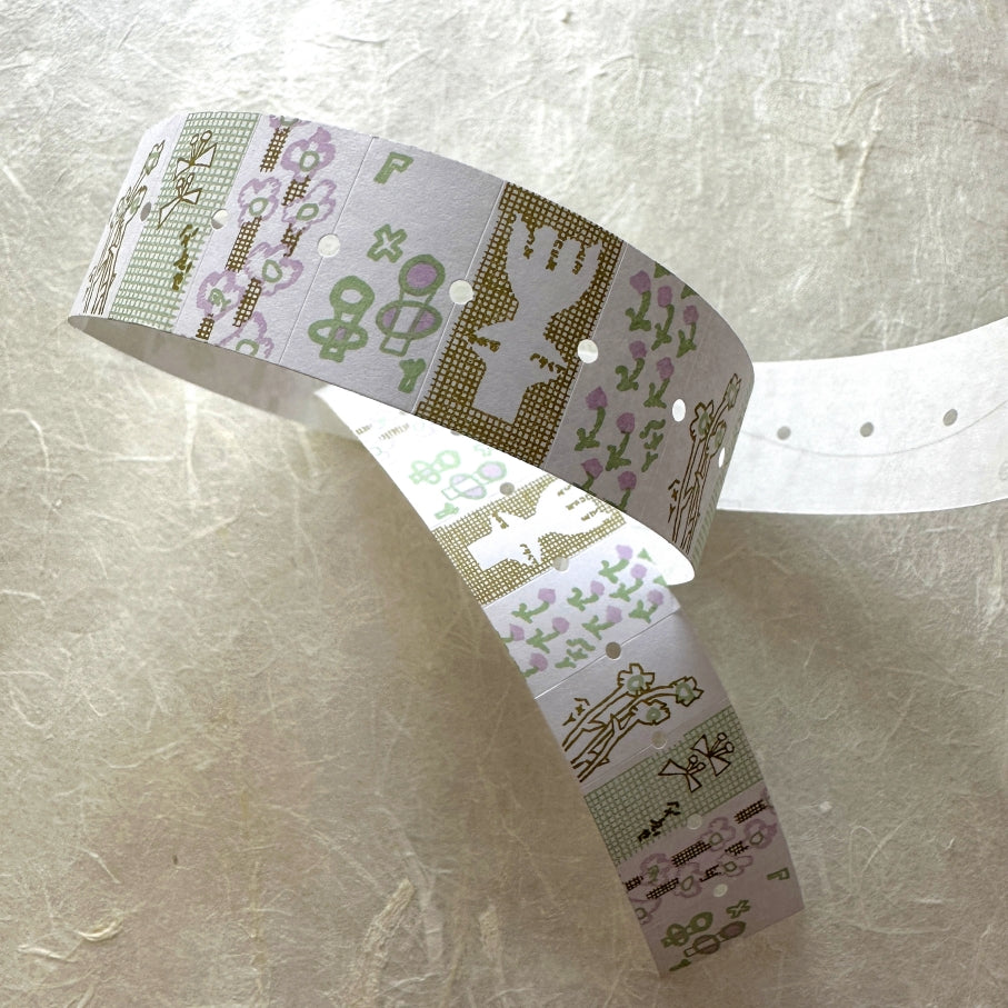 Misshoegg - Wildflower Meadow label sticker roll SAMPLES