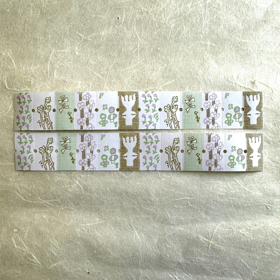 Misshoegg - Wildflower Meadow label sticker roll SAMPLES