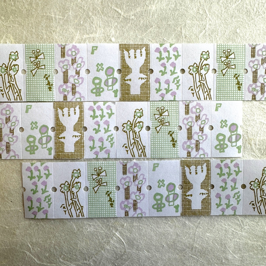 Misshoegg - Wildflower Meadow label sticker roll SAMPLES