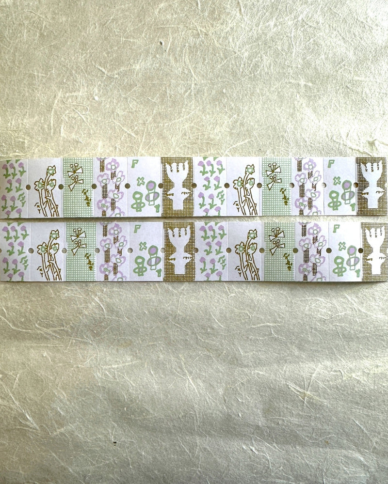 Misshoegg - Wildflower Meadow label sticker roll SAMPLES