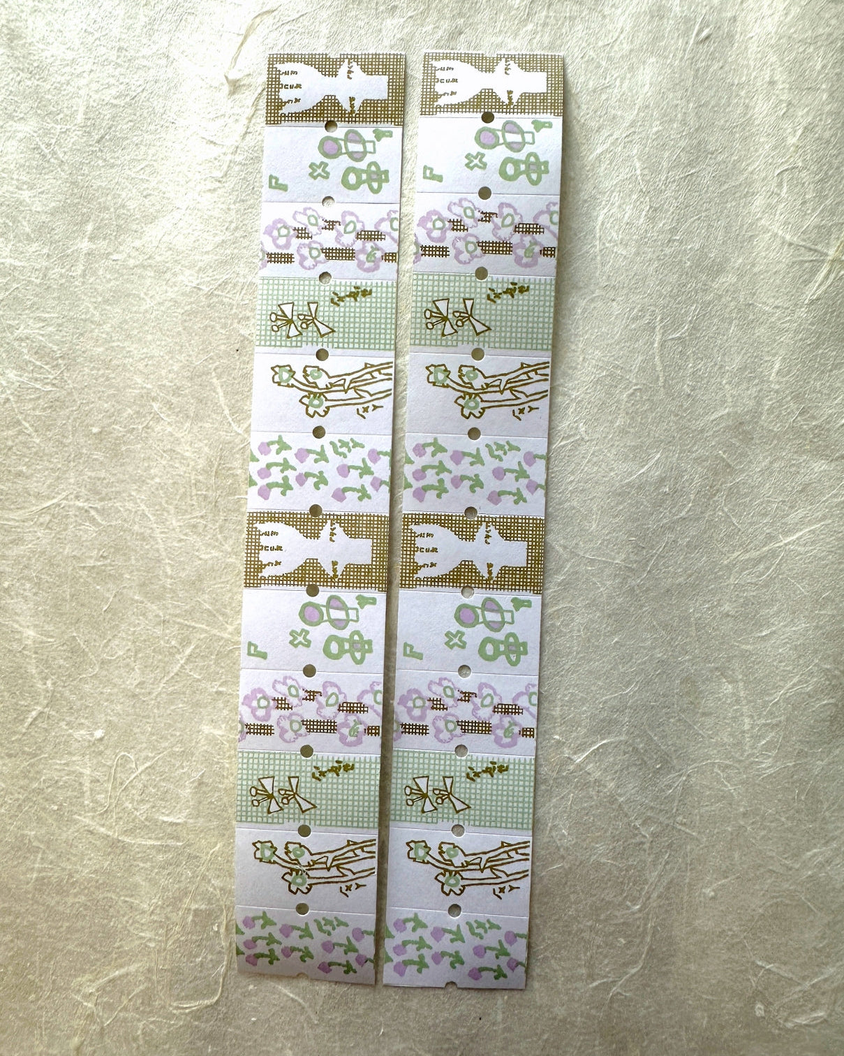 Misshoegg - Wildflower Meadow label sticker roll SAMPLES