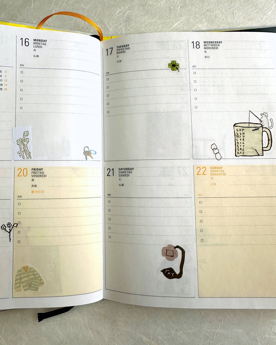 Misshoegg - Wildflower Meadow label sticker roll SAMPLES