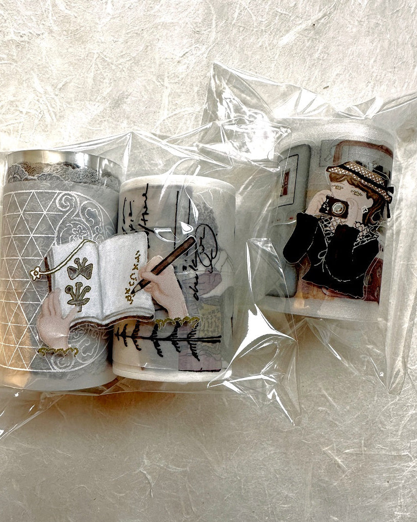 Misshoegg - Window Grille Little Adventure kiss-cut PET tape SAMPLES