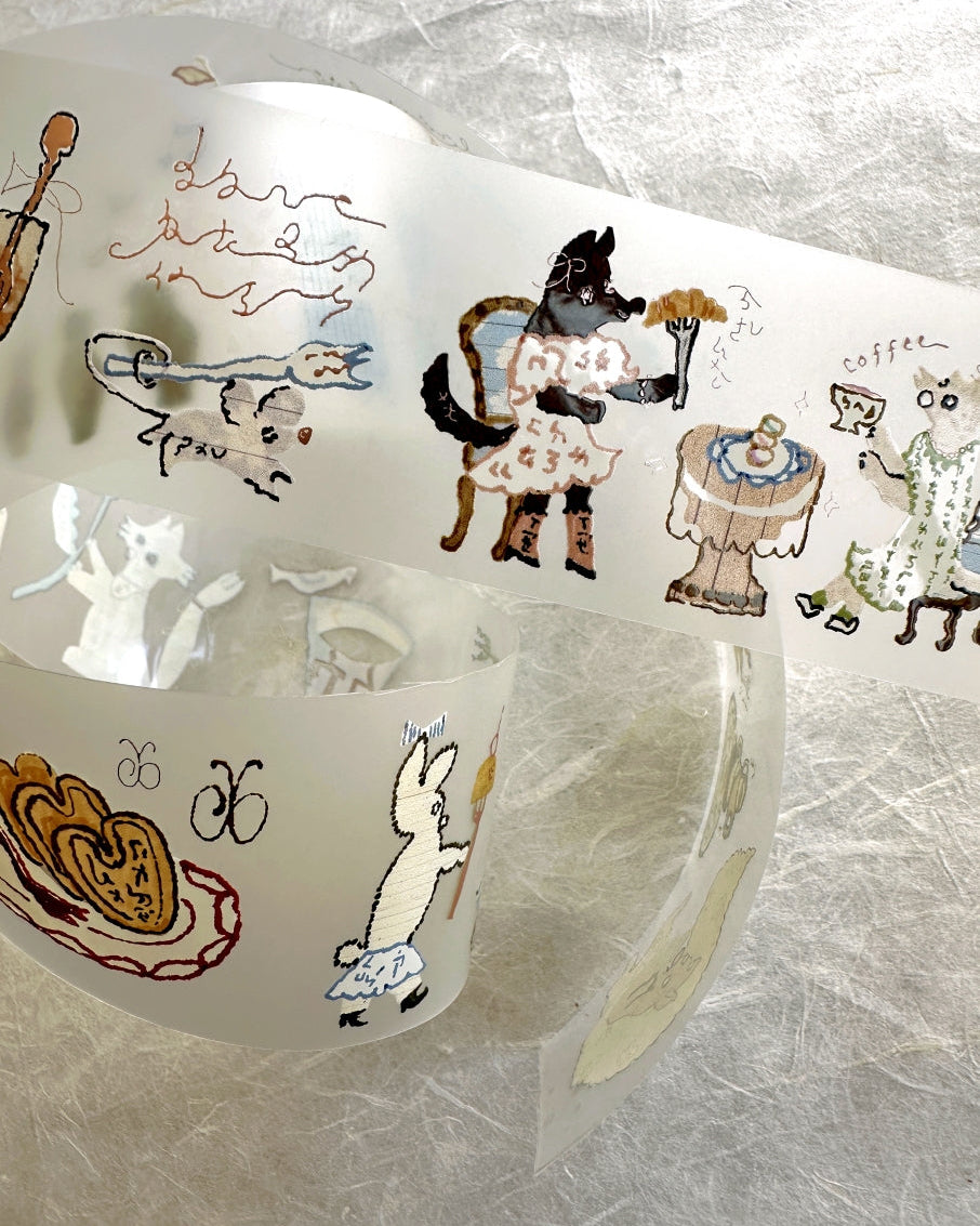 Misshoegg - Little Party Guests rose-gold PET tape SAMPLES