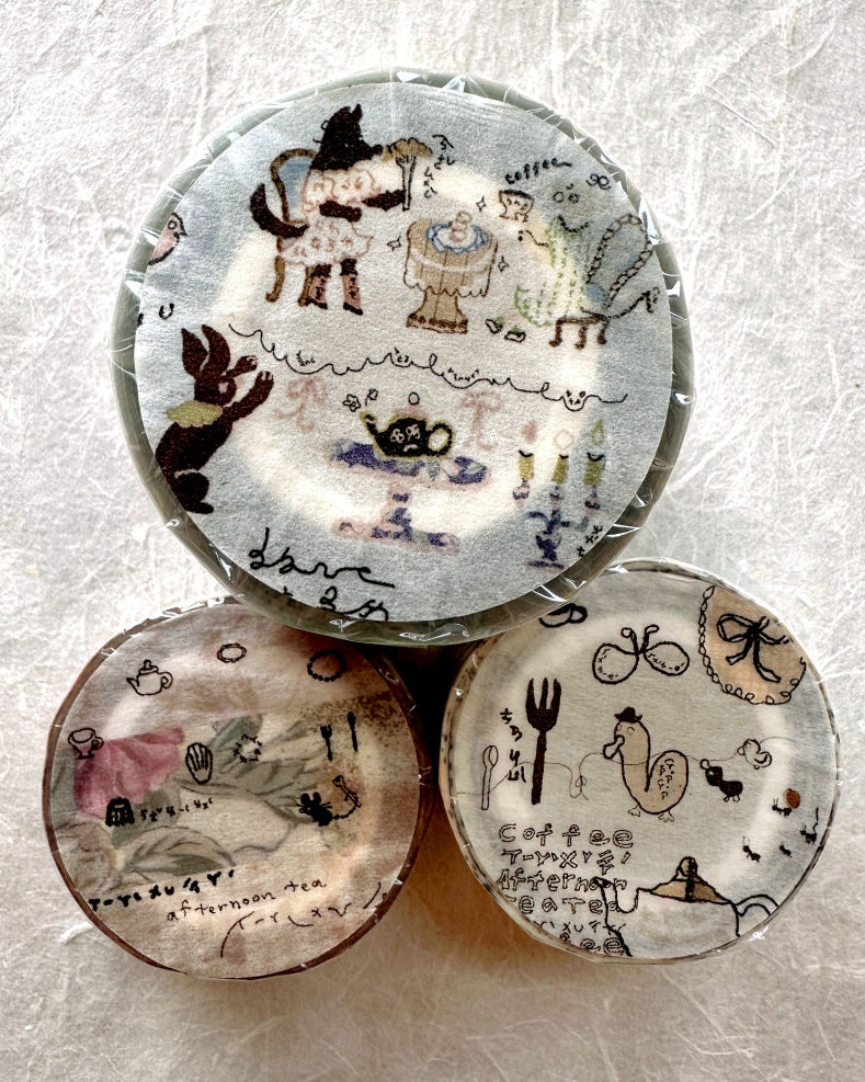 Misshoegg - Little Party Guests rose-gold PET tape SAMPLES