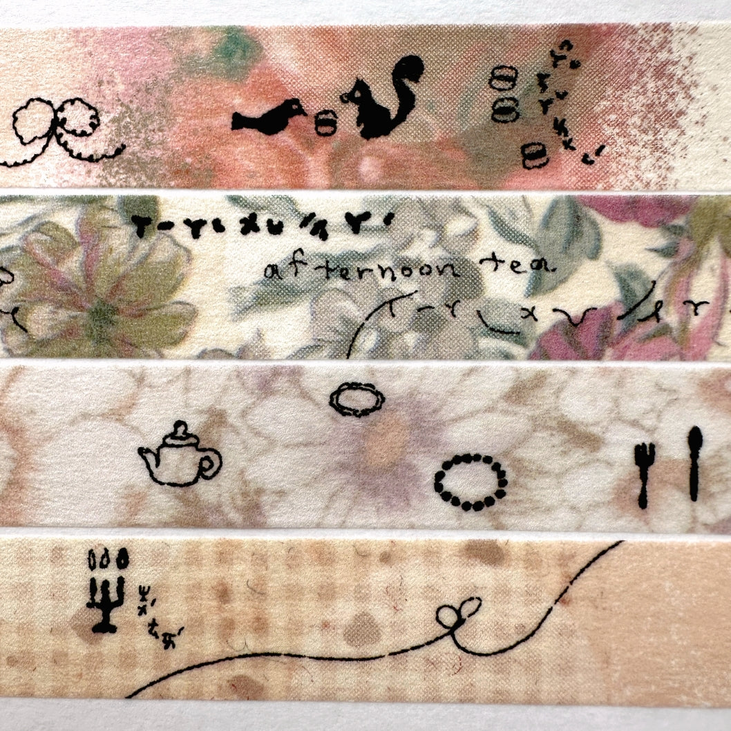 Misshoegg - Afternoon Tea washi tape SAMPLES