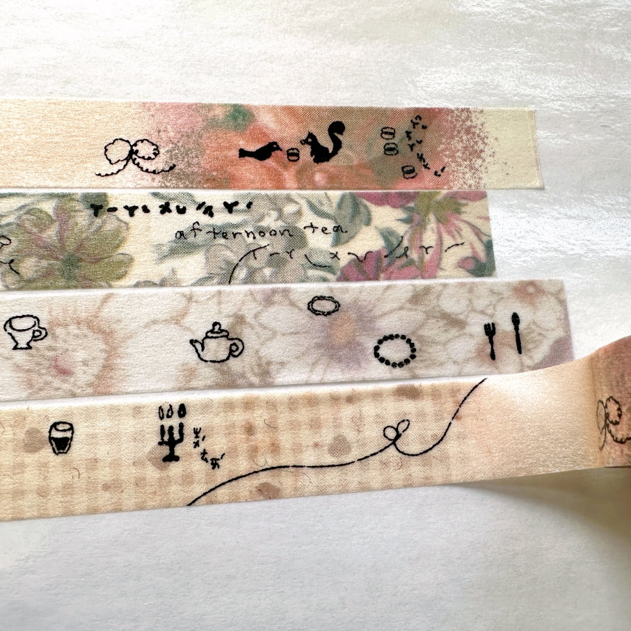 Misshoegg - Afternoon Tea washi tape SAMPLES