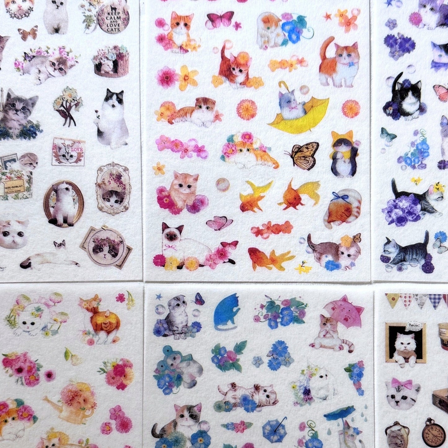 Moin moin - Cat Zanmai washi stickers