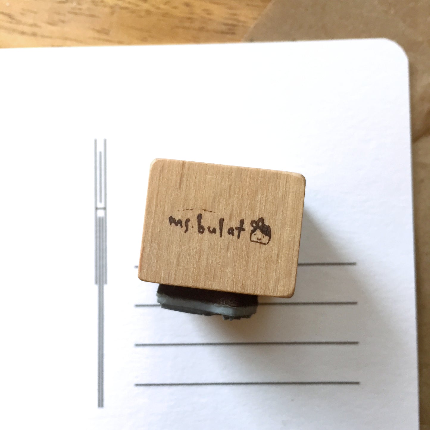 msbulat - Story Book rubber stamp [Pre-loved]