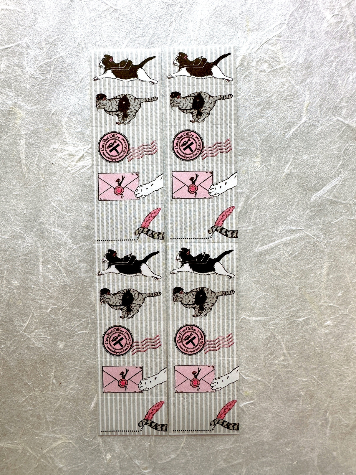Nemunoki x Via Carousel - Cat's Post Office label sticker roll SAMPLES