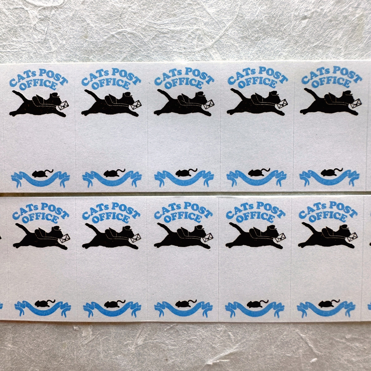 Nemunoki x Via Carousel - Cat's Post Office ver. 2 label sticker roll SAMPLES
