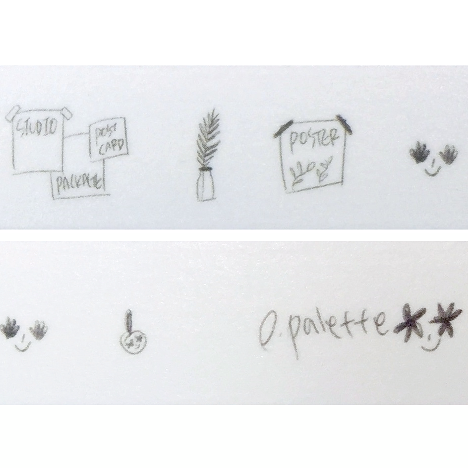 p.palette - Studio Story slim washi tape SAMPLES