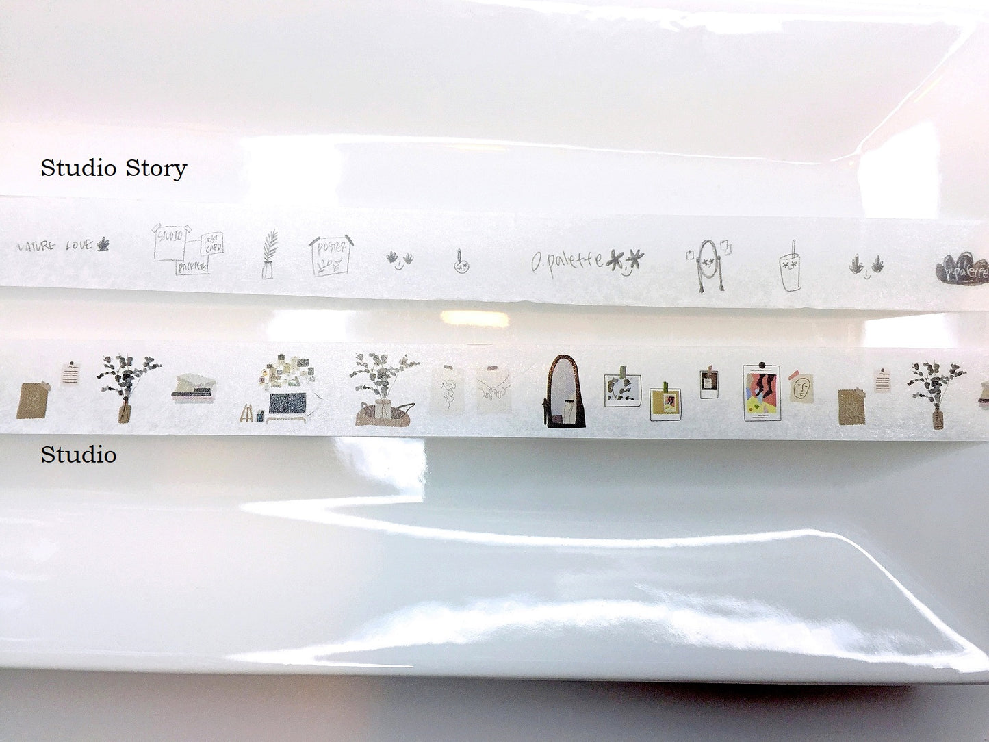 p.palette - Studio Story slim washi tape SAMPLES