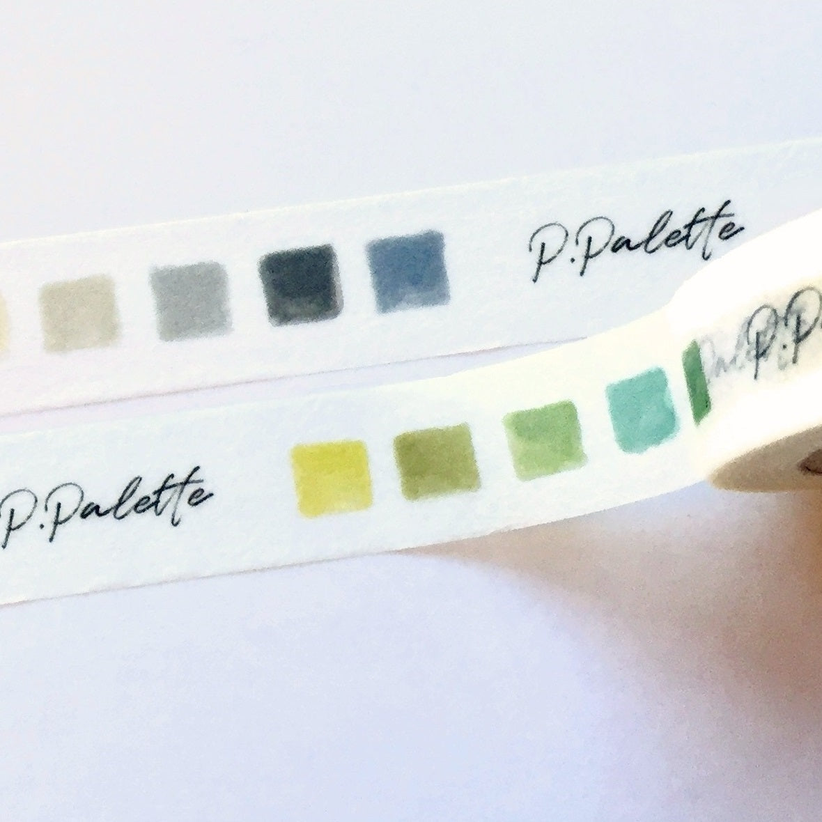 p.palette - color palettes slim washi tape SAMPLES