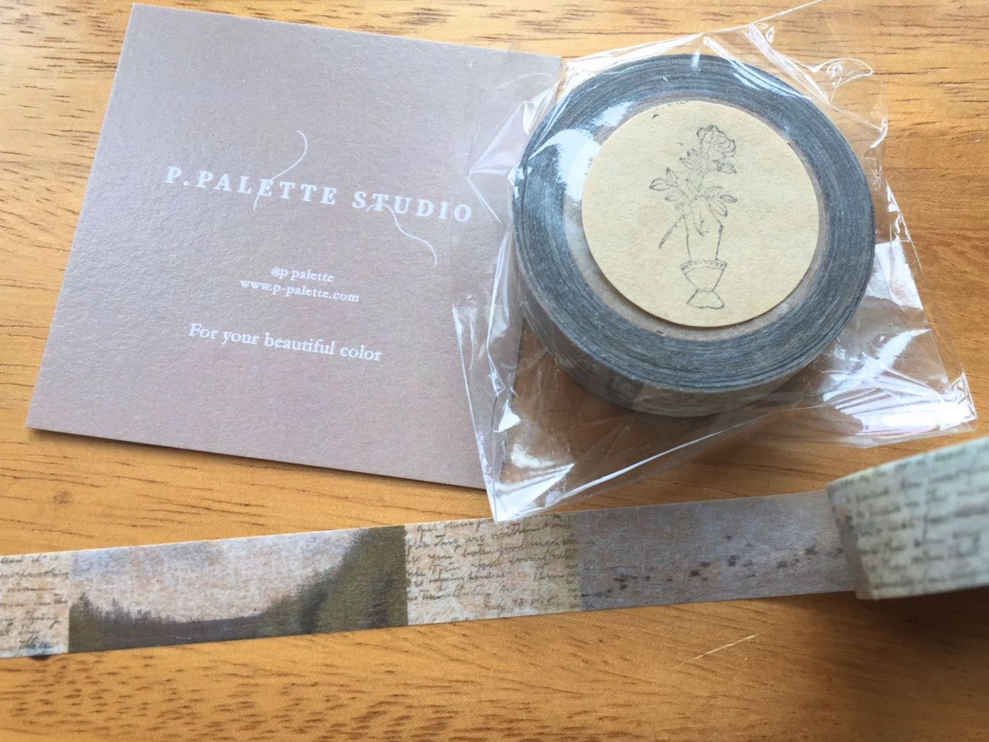p.palette - Vintage washi tape SAMPLES