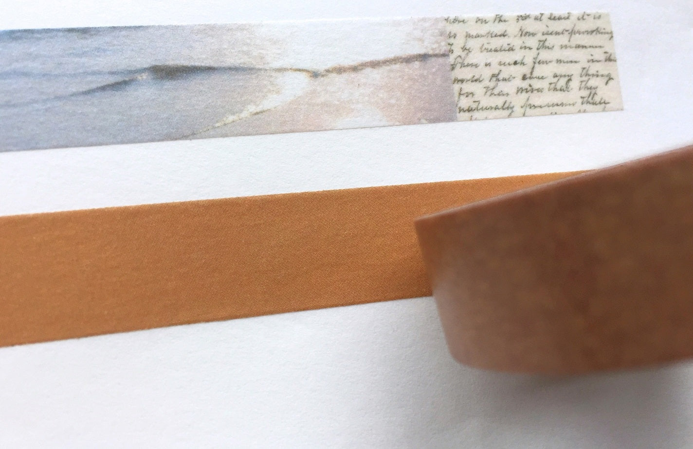 p.palette - Vintage Brown & Lime Green washi tape SAMPLES