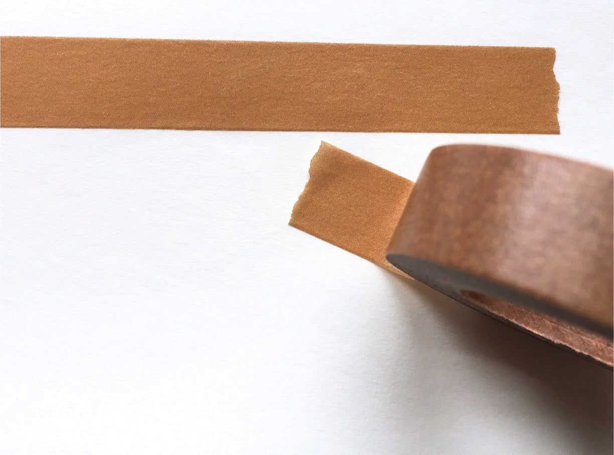 p.palette - Vintage Brown & Lime Green washi tape SAMPLES